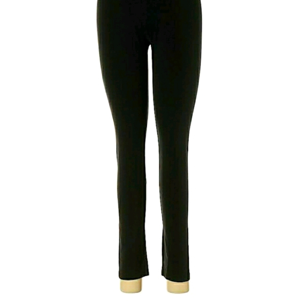 Waist cinching black leggings